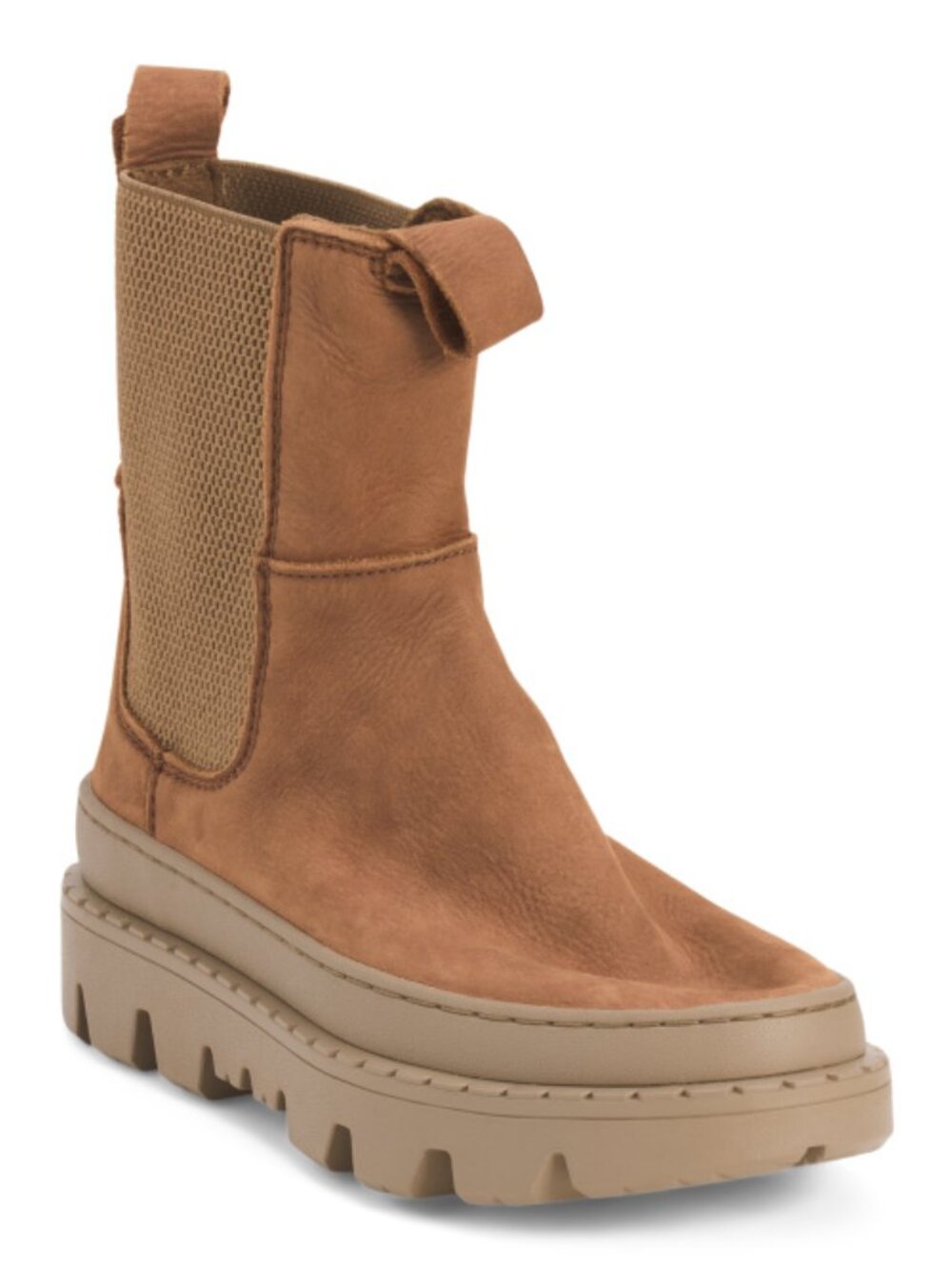 SATORISAN Leather Unalome Elastics Boots